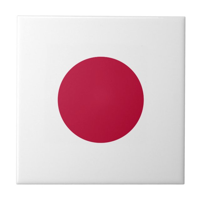 Japan-Flagge Fliese (Vorderseite)
