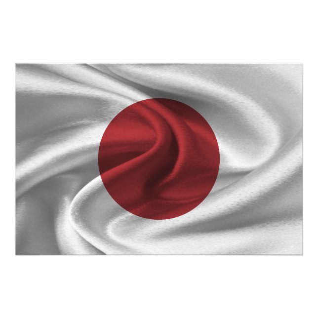 Japan Flagge Fotodruck (Vorne)