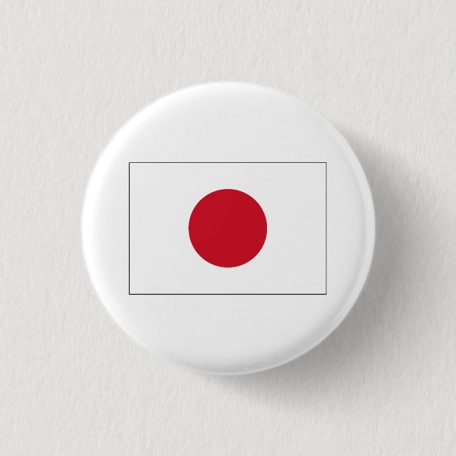 Japan-FLAGGE International Button (Vorderseite)
