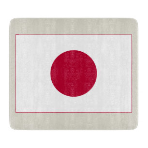 Japan Flagge: Nippon Hinomaru Land der aufgehenden Schneidebrett