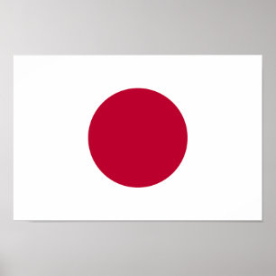 Japan-Flagge Poster