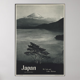 Japan Fuji Vintage Reiseplaner und Retro Poster
