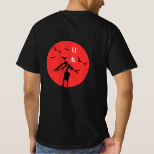 Japan Fußball 2026: Samurai Geist Aufgehende Sonne T-Shirt