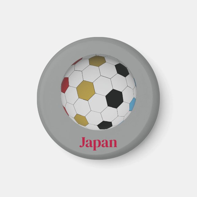Japan Fußball Magnet (Vorne)
