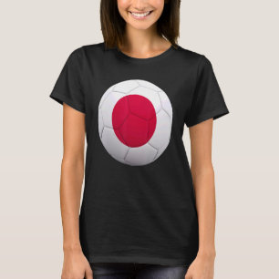 Japan Fußball National Ball Japan Flag Football T-Shirt