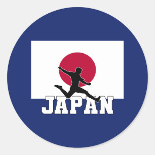 Japan Fußball Soccer Japan Nationalmannschaft Runder Aufkleber