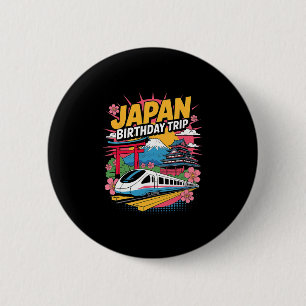 Japan Geburtstagsreise Tokyo Osaka Nagoya Kirschbl Button