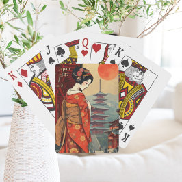 Japan geisha maiko Classic Playing Cards Spielkarten