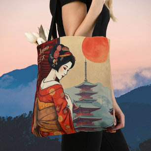 Japan geisha maiko japanese Tote-Tasche