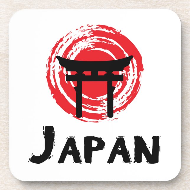 Japan Getränkeuntersetzer (Vorderseite)
