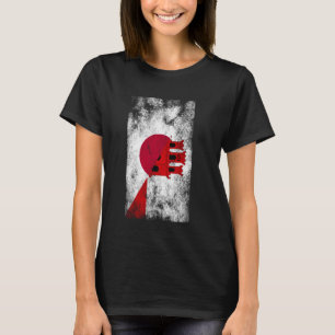 Japan Gibraltar Flaggen - Japanisch - Gibraltarisc T-Shirt