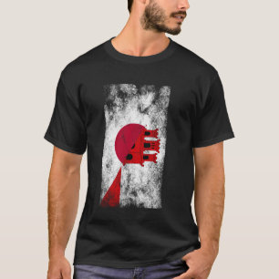 Japan Gibraltar Flaggen - Japanisch - Gibraltarisc T-Shirt