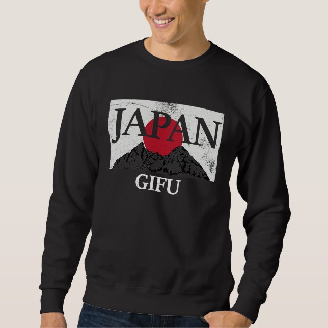 Japan Gifu Fuji san flag Sweatshirt (Vorderseite)