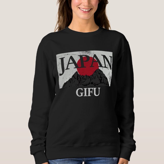 Japan Gifu Fuji san flag Sweatshirt (Vorderseite)