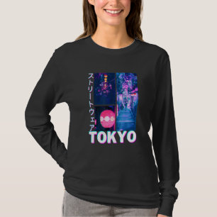 Japan Glitch Cyberpunk Tokio Streetwear-Ästhetik T-Shirt