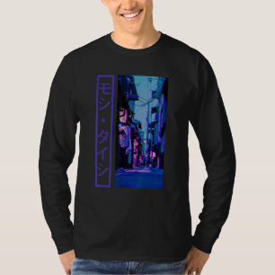 Japan Glitch Cyberpunk Tokio Streetwear Ästhetik T-Shirt