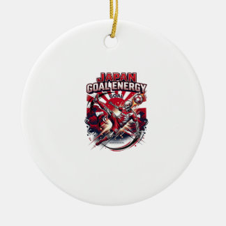 Japan Goal Energie Skelett-Stürmer Nationen Kreati Keramik Ornament