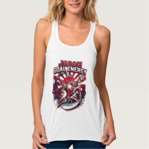 Japan Goal Energie Skelett-Stürmer Nationen Kreati Tank Top