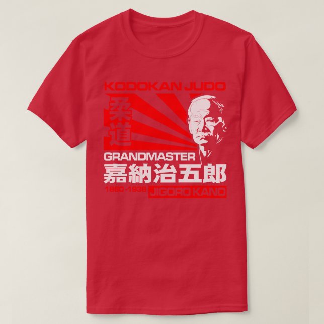 JAPAN GRANDMASTER JUDO JIGORO KANO T-Shirt (Design vorne)
