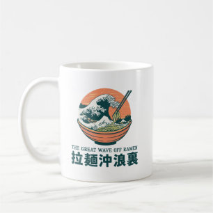 Japan Great Ramen Wave Ukiyoe Kaffeetasse