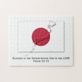 JAPAN | Hinomaru | Gesegnete Nation | JAPANESE FLA Puzzle