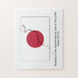 JAPAN | Hinomaru | Gesegnete Nation | JAPANESE FLA Puzzle