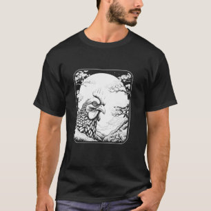 Japan Hühnerhenne Bauer Landwirtschaft Farm Kirsch T-Shirt