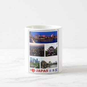Japan - I Liebe - Mosaik - Kaffeetasse