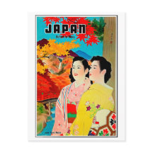 Japan im Frühling, Geisha, Vintage-Reise