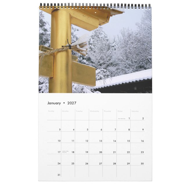 Japan im Gold Kalender (Jan 2027)