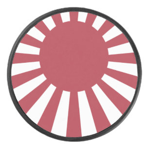 Japan Imperial steigende Sonnenflagge, Edo to W2 Eishockey Puck
