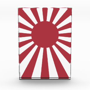 Japan Imperial steigende Sonnenflagge, Edo to W2 Fotoblock