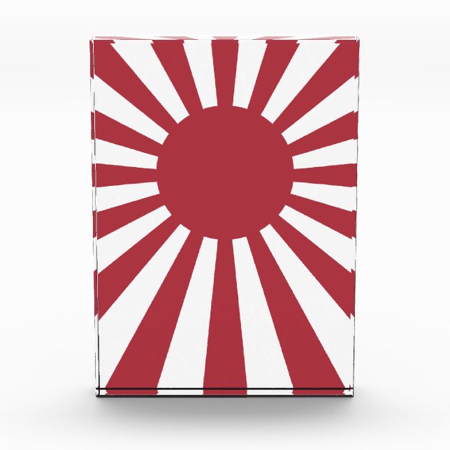 Japan Imperial steigende Sonnenflagge, Edo to W2 Fotoblock (Vorderseite)