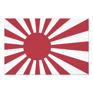 Japan Imperial steigende Sonnenflagge, Edo to W2 Fotodruck