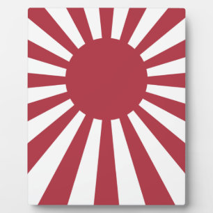 Japan Imperial steigende Sonnenflagge, Edo to W2 Fotoplatte