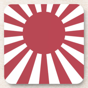 Japan Imperial steigende Sonnenflagge, Edo to W2 Getränkeuntersetzer