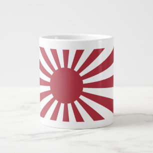 Japan Imperial steigende Sonnenflagge, Edo to W2 Jumbo-Tasse