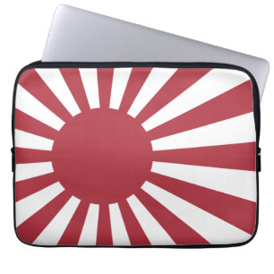 Japan Imperial steigende Sonnenflagge, Edo to W2 Laptopschutzhülle
