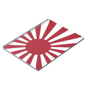 Japan Imperial steigende Sonnenflagge, Edo to W2 Notizblock