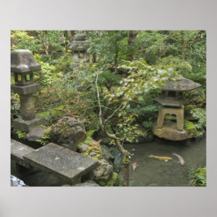 Japan, Ishikawa, Kanazawa, Nomura Samurai-Haus Poster