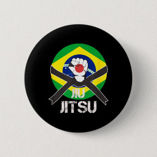 Japan Japanisch Brasilien Brasilianisch Flagge Jiu Button