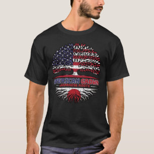 Japan Japanisch US Amerikanisch USA Vereinigte Sta T-Shirt