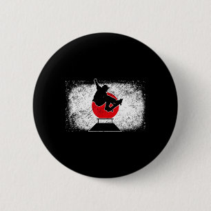 Japan Japanische Flagge Skateboarding Skateboard Button