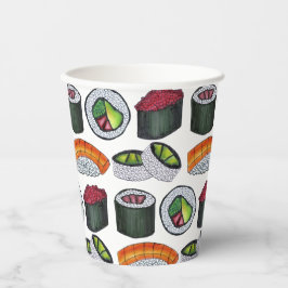 Japan japanische Küche Sushi Maki Rolls Restaurant Pappbecher