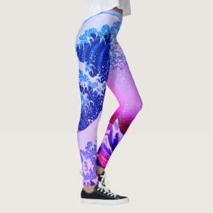 Japan - Japanische Kunst (Große Welle vor Kanagaw Leggings