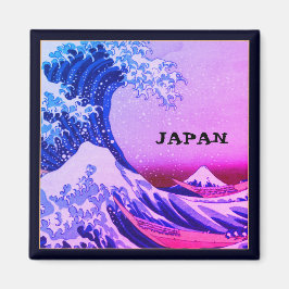 Japan & Japanische Kunst / Große Welle vor Kanagaw Magnet