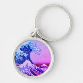 Japan - Japanische Kunst (Große Welle vor Kanagawa Schlüsselanhänger