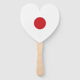 Japan Japanisches Flaggenherz Fächer