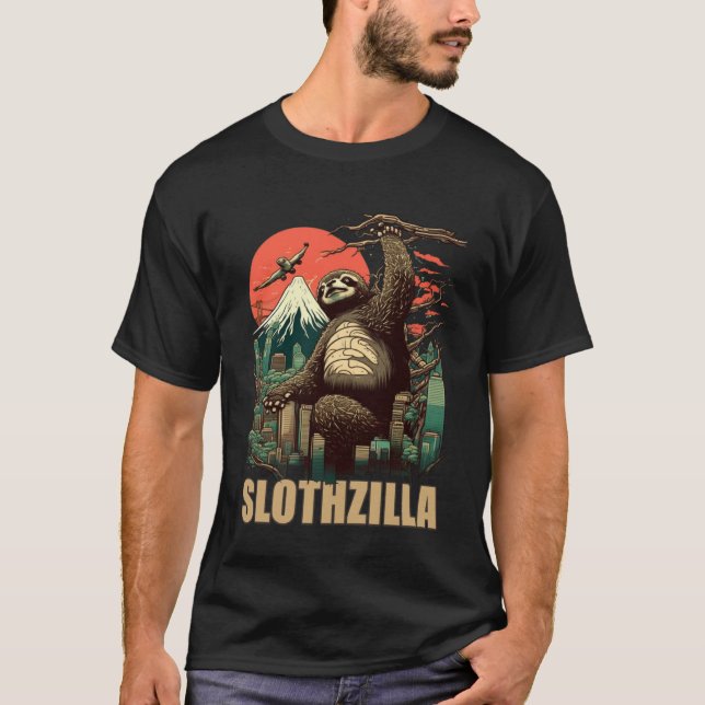 Japan Kaiju Sloth Slothzilla T-Shirt (Vorderseite)