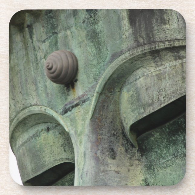 Japan, Kamakura. Der Große Buddha von Kamakura, Untersetzer (Vorderseite)